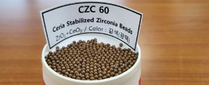 ●CZC / Ceria Stabilized Zirconia Beads - (Dia 0.5mm ~ 0.9mm)